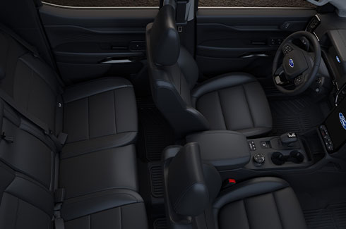 Diseño interior de la Ford Ranger Nueva Generación
